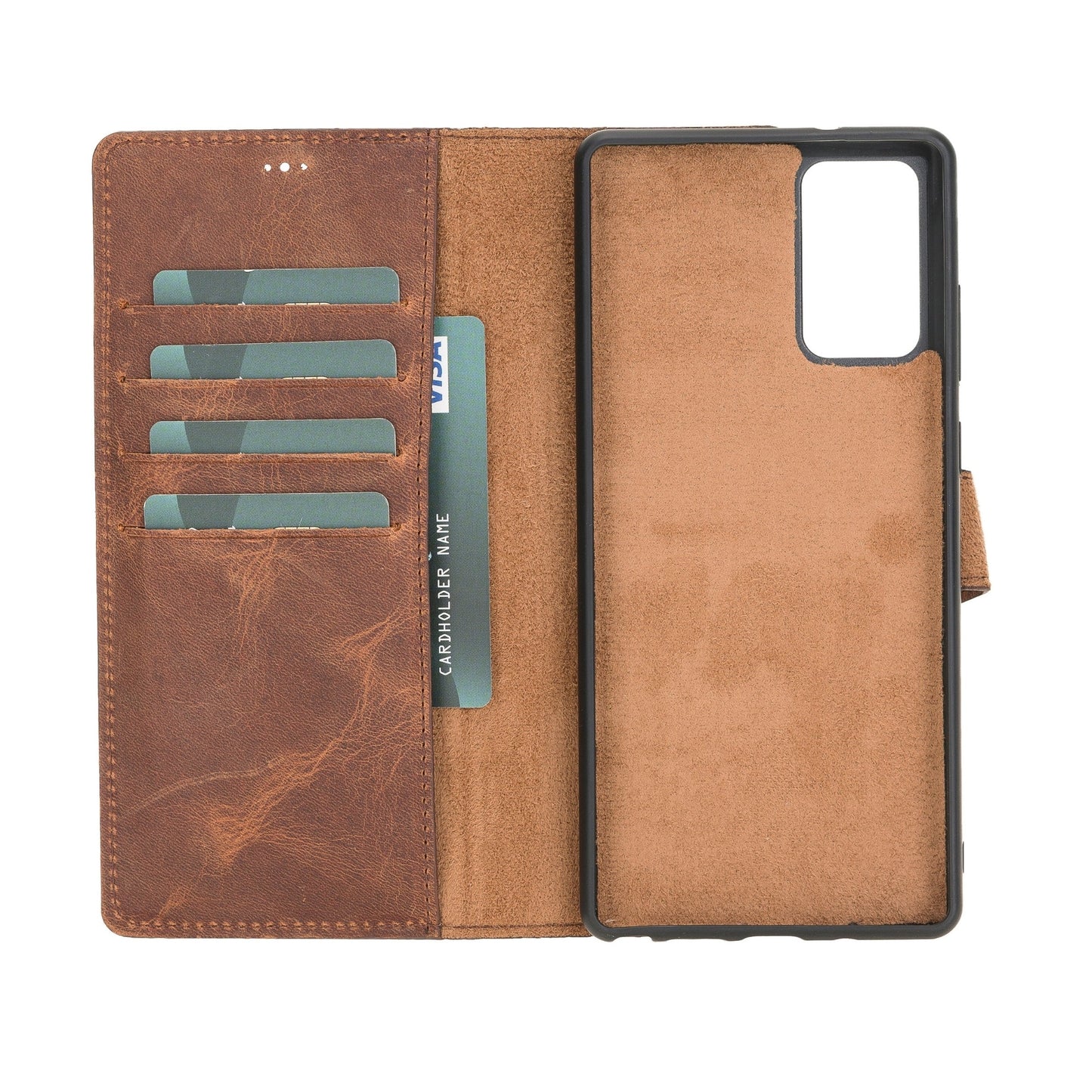 Buffalo Leather Samsung Galaxy Note 20 Ultra Wallet with Detachable Case
